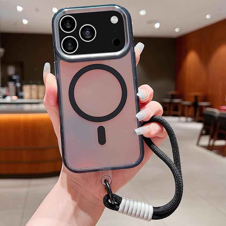 Bright Shadow  Magsafe Discoloration Phone Case with Wrist Strap