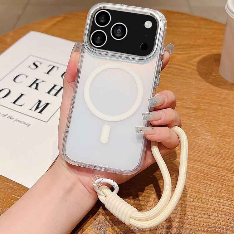 Bright Shadow  Magsafe Discoloration Phone Case with Wrist Strap