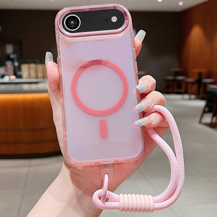 Bright Shadow  Magsafe Discoloration Phone Case with Wrist Strap