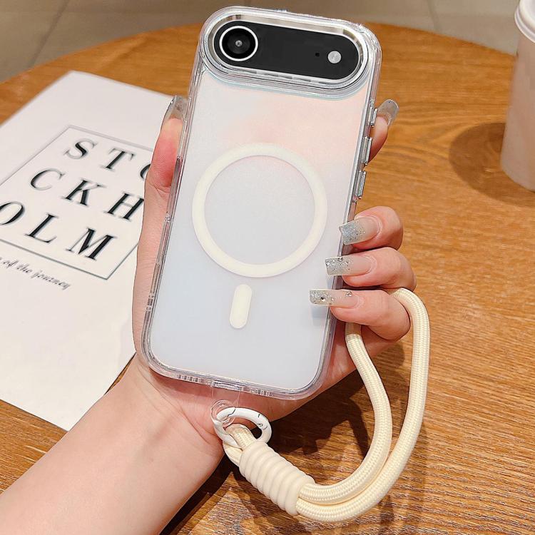 Bright Shadow  Magsafe Discoloration Phone Case with Wrist Strap