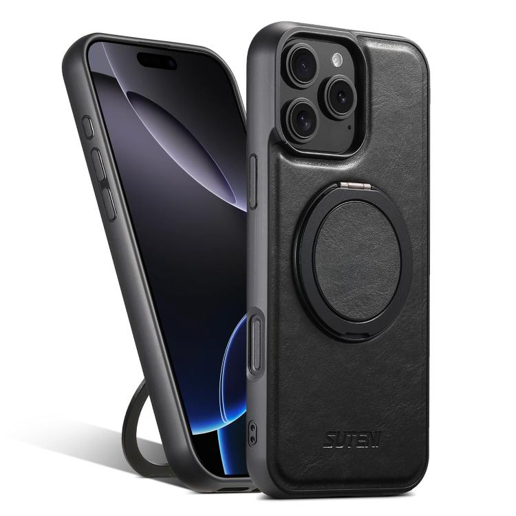 Suteni G3 Oil Wax 360 Rotation Holder MagSafe Back Phone Case