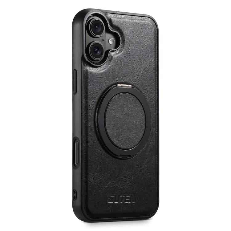 Suteni G3 Oil Wax 360 Rotation Holder MagSafe Back Phone Case