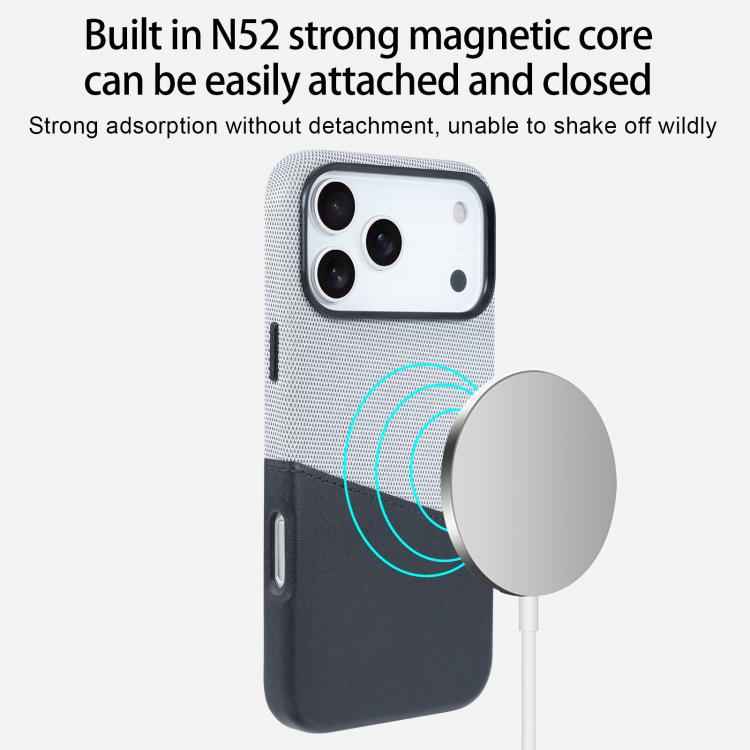 Kalebol Cloth Textue Stitching Card Slot Magnetic Phone Case