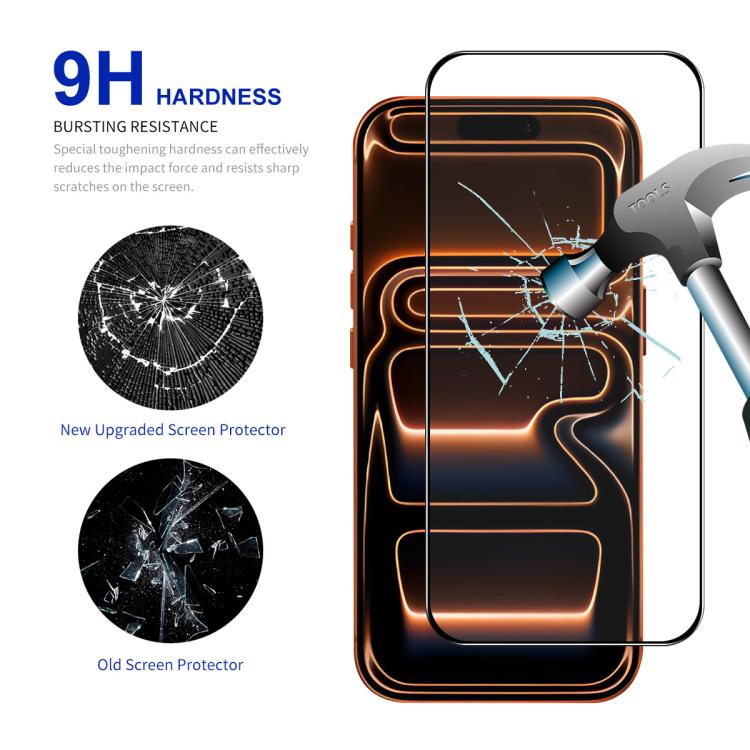 ENKAY Tempered Glass Film with Thickened Glue and No White Edge