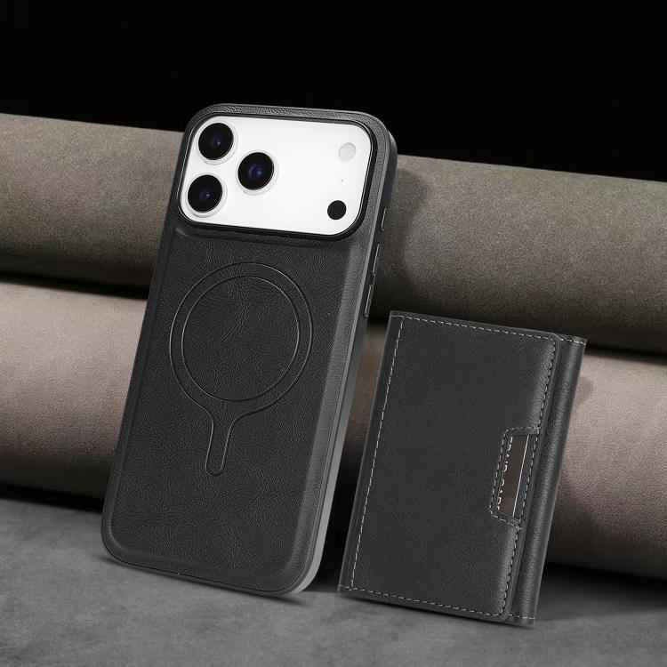 Kalebol Strong Magnetic MagSafe Tri-Fold Wallet Leather Phone Case