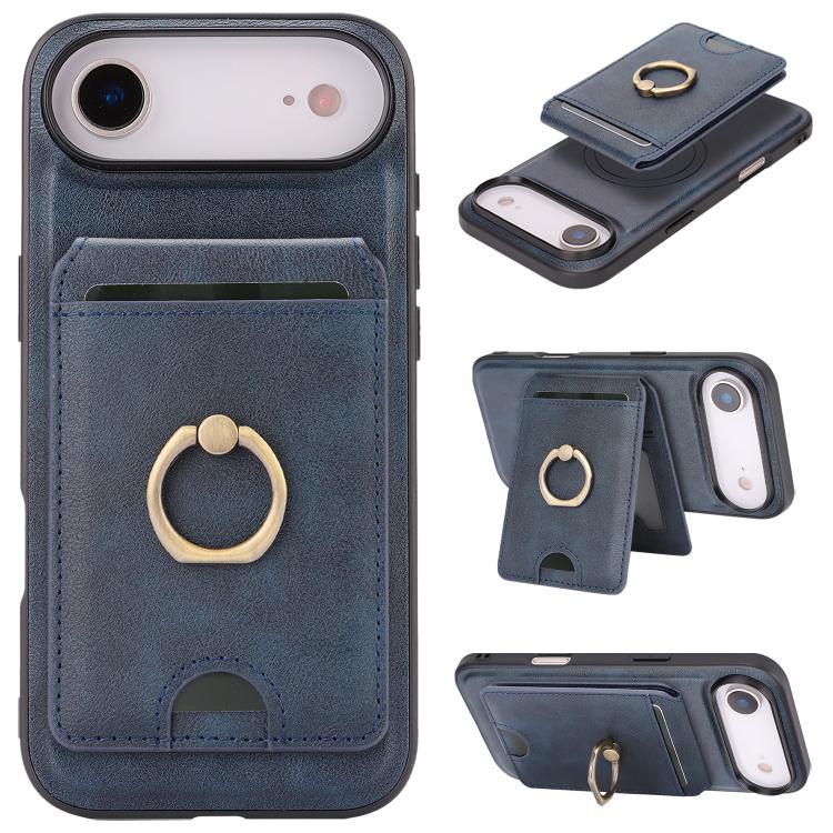 Kalebol MagSafe Leather Phone Case with Strong Magnetic Card Bag Holder