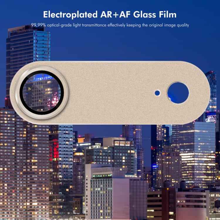 ENKAY Anti-reflection Camera Lens Frosted Armor Aluminium Alloy Tempered Glass Film