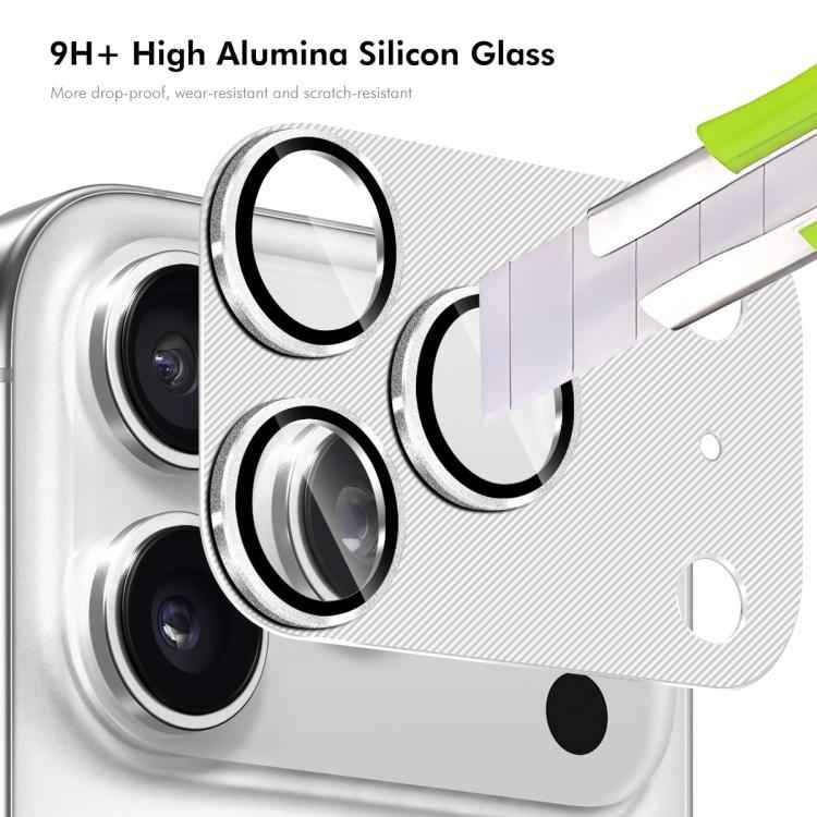 ENKAY CD Texture Aluminium Alloy Tempered Glass Lens Cover Film