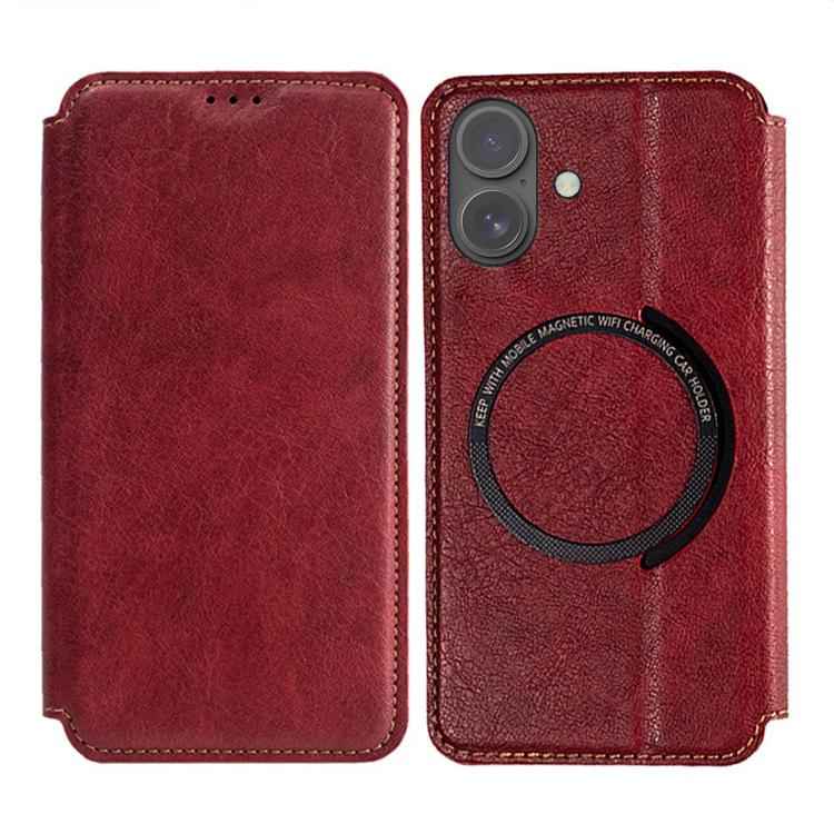 Kalebol Flip Card Slot MagSafe Leather Phone Case