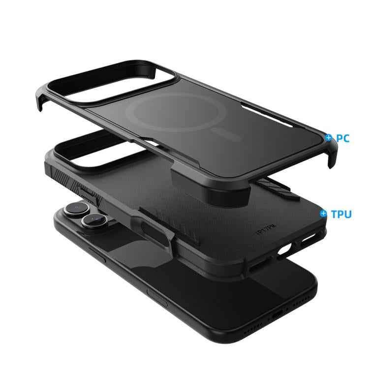 Kalebol 2 in 1 Matte MagSafe Shockproof Phone Case