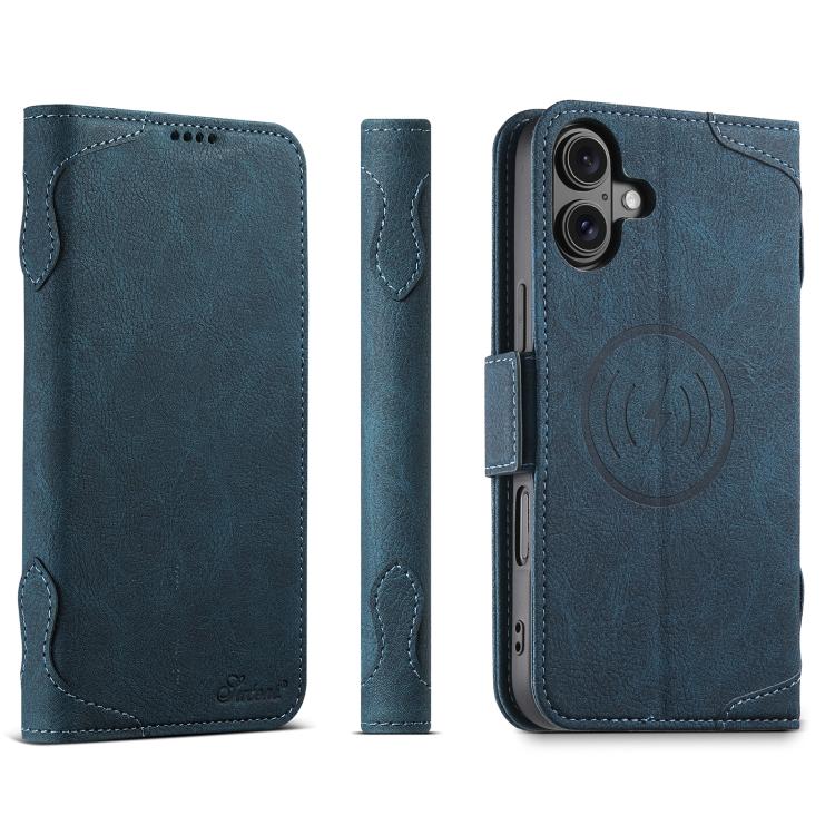 SUTENI J07 Flip Leather Phone Case - Multifunctional Horizontal Flip MagSafe Design