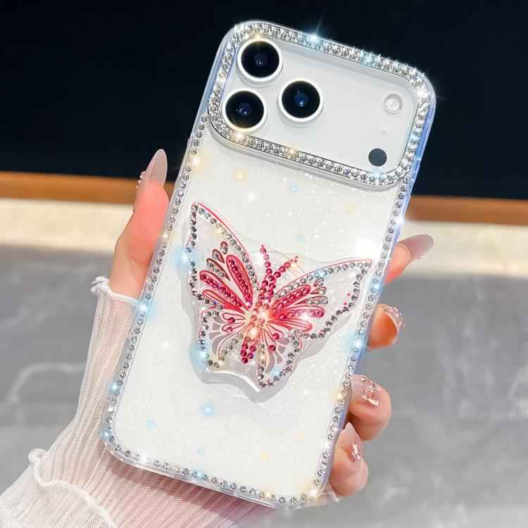 Diamond Glitter Butterfly Holder Phone Case