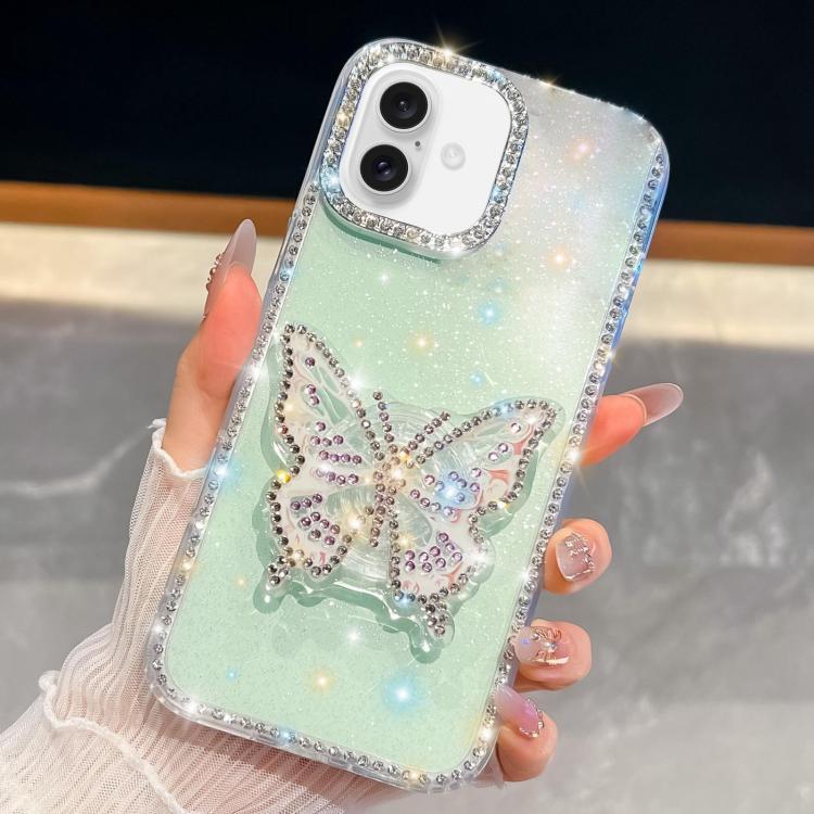 Diamond Glitter Butterfly Holder Phone Case