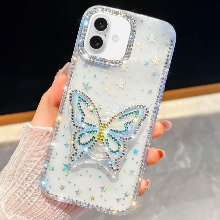Diamond Glitter Butterfly Holder Phone Case
