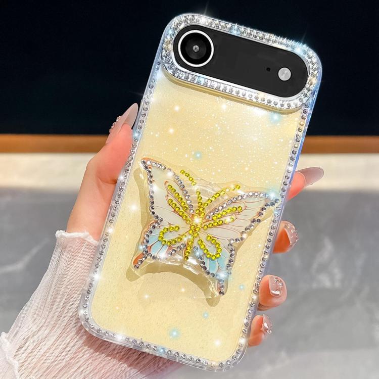 Diamond Glitter Butterfly Holder Phone Case