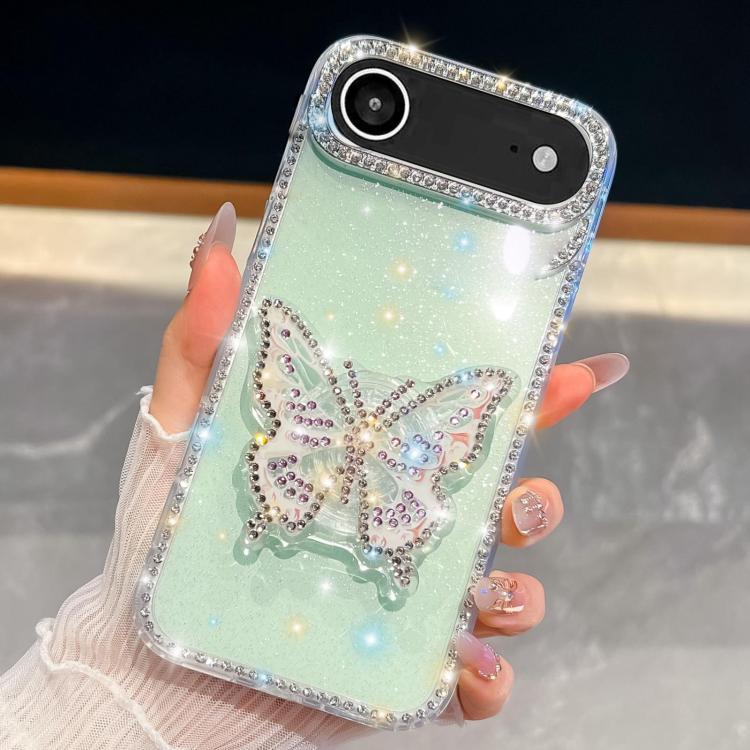 Diamond Glitter Butterfly Holder Phone Case