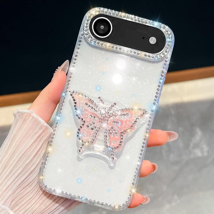 Diamond Glitter Butterfly Holder Phone Case