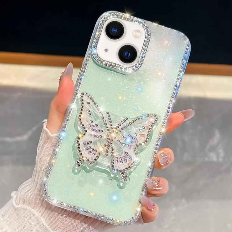 Diamond Glitter Butterfly Holder Phone Case