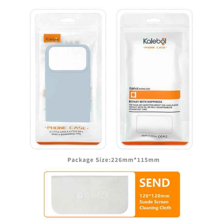 Kalebol Solid Color Simple All-inclusive Liquid Silicone Phone Case