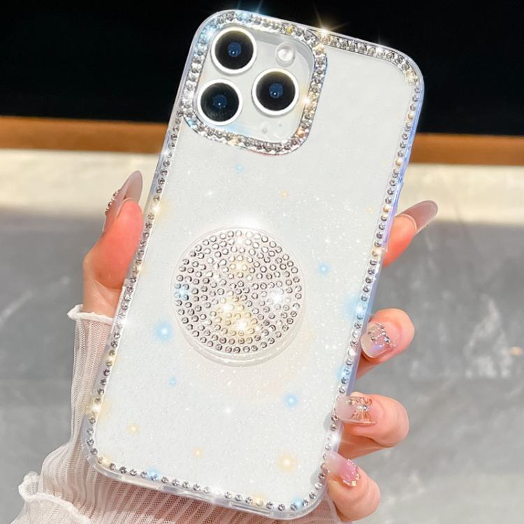 Diamond Glitter Diamond Round Holder Phone Case