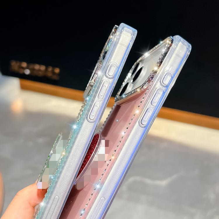 Diamond Glitter Diamond Round Holder Phone Case