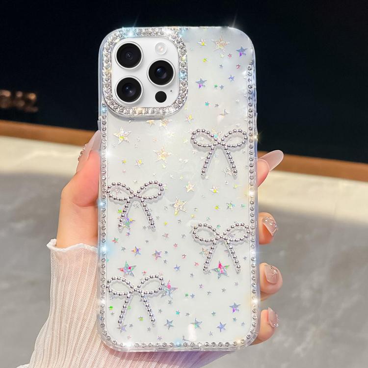 Diamond Glitter Bow-knot Four-Corner Shockproof Phone Case