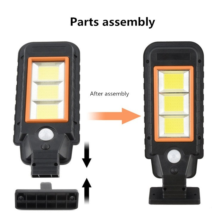 Solarlampenkörper-Induktionswandlampe LED-Straßenlaterne für den Außenbereich, wasserdichte Beleuchtung, 60 LED, 72 LED, 120 COB, 128 COB