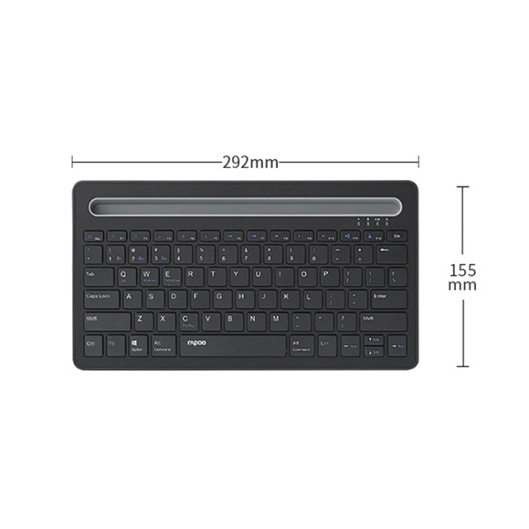 Rapoo XK100 Wireless Keyboard - 78 Keys Bluetooth Office Business Keyboard