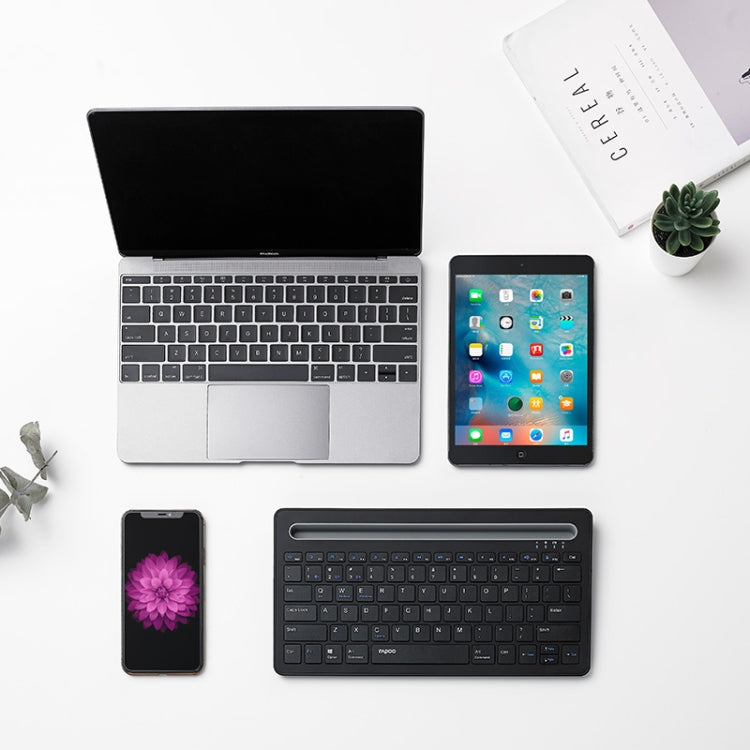 Rapoo XK100 78 Keys Wireless Bluetooth Office Business Keyboard - LYDARZ