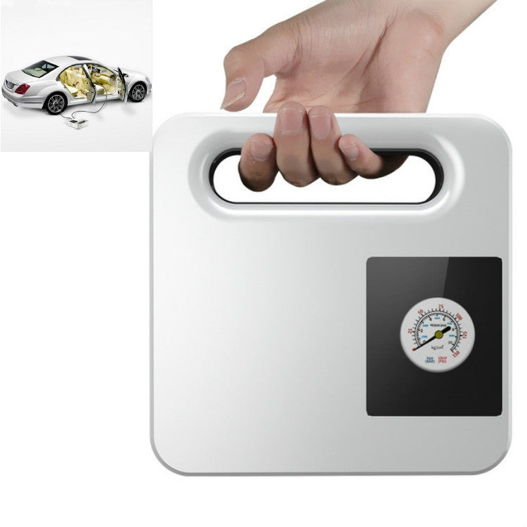 12V Car Air Pump Car Portable Tire Electric Pump, Mechanical Version(White), Digital Version(White) - LYDARZ