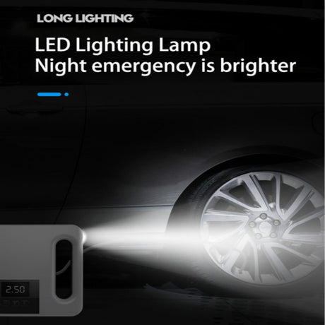 12V Car Air Pump Car Portable Tire Electric Pump, Mechanical Version(White), Digital Version(White) - LYDARZ