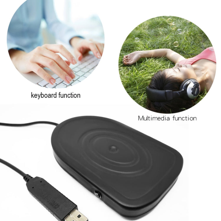 Pcsensor USB Foot Pedal Control Switch Keyboard Adapter For Computer - LYDARZ