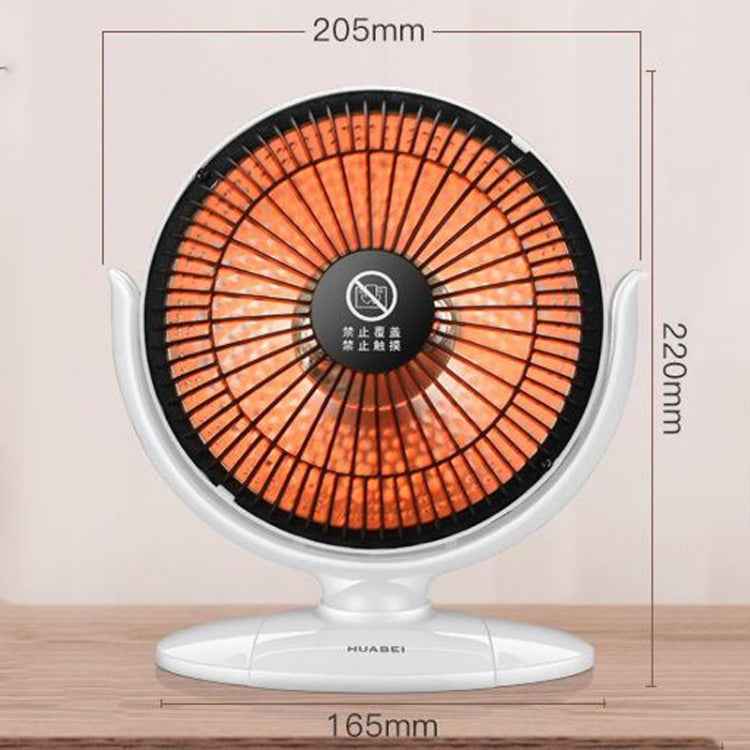 Small Sun Mini Home Office Heater 6 inch Electric Heater National Standard Plug, with 3m Extension Cable, without Cable