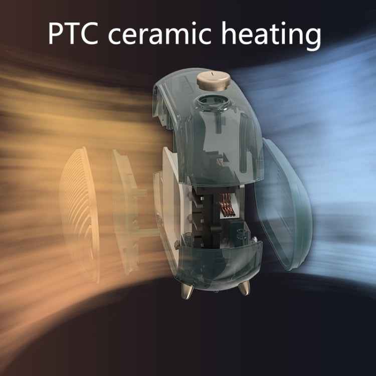 N301 Mini Heater Office Desk Silent Hot Air Heater Household Bedroom Heater, EU Plug, US Plug