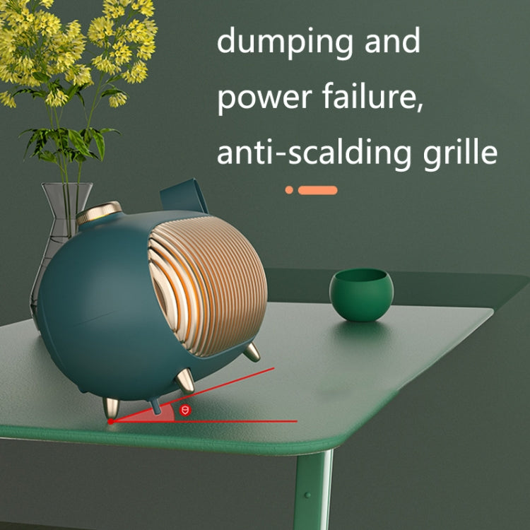 N301 Mini Heater Office Desk Silent Hot Air Heater Household Bedroom Heater, EU Plug, US Plug