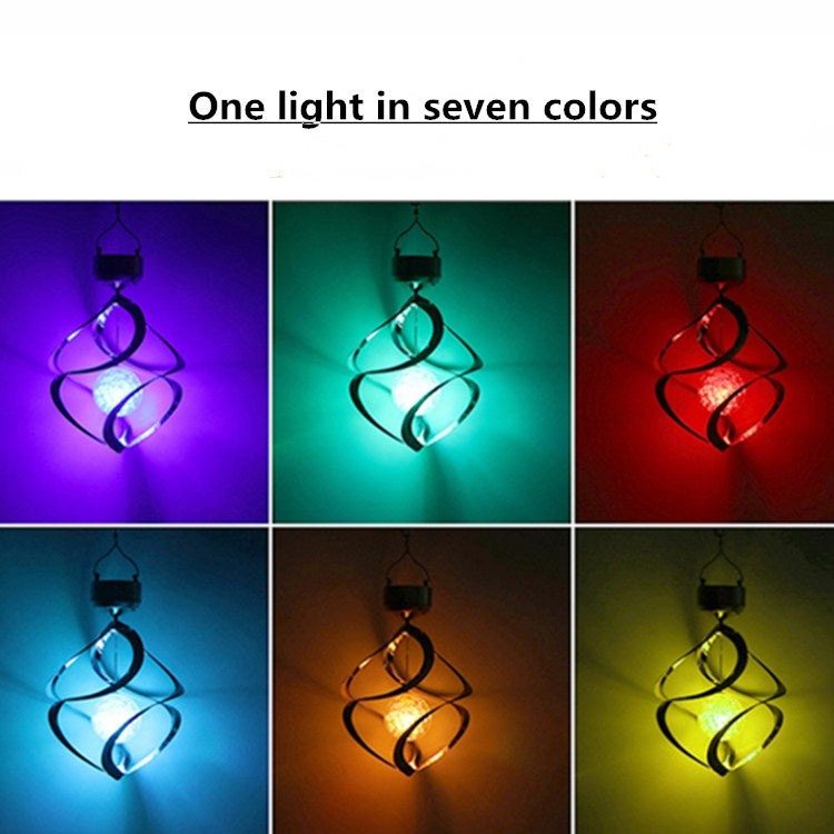 Solar Wind Chime Lamp Outdoor Waterproof Garden Decoration Hanging Lamp - LYDARZ