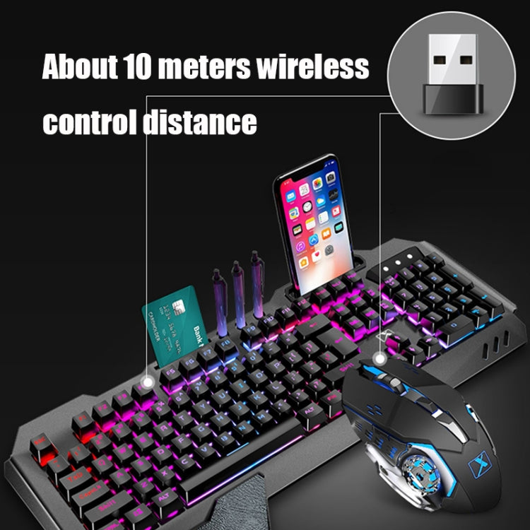 Juego de teclado y ratón inalámbricos recargables para juegos K680 RGB