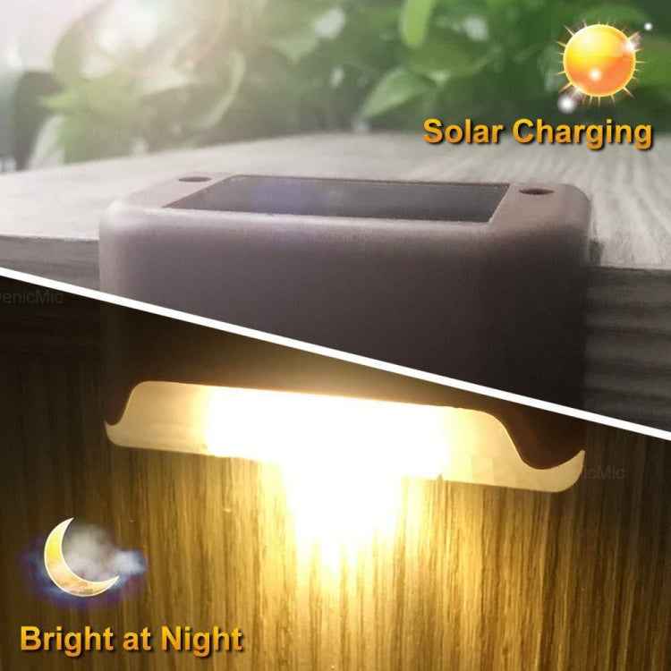 Solar Railing Light Staircase Light Outdoor Waterproof LED Step Light Garden Decoration Landscape Light