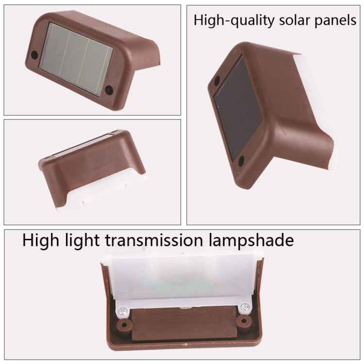 Solar Railing Light Staircase Light Outdoor Waterproof LED Step Light Garden Decoration Landscape Light
