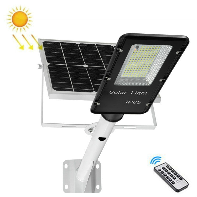 Solar Street Light Outdoor Waterproof Road Lighting Smart Street Light with Remote Control, T2 68 LEDs-T5 300 LEDs