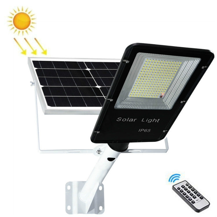 Solar Street Light Outdoor Waterproof Road Lighting Smart Street Light with Remote Control, T2 68 LEDs-T5 300 LEDs
