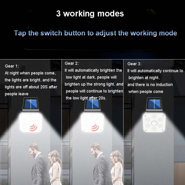 Solar Wall Light Outdoor Waterproof Human Body Induction Garden Lamp Street Light - LYDARZ