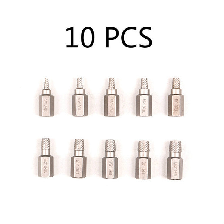 10 In 1 Bolt Extractor Broken Screw Nut Removal Tool, 10 In 1 Bolt Extractor - LYDARZ