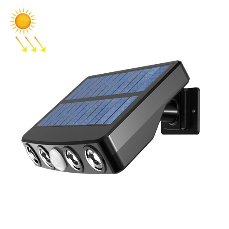 Lámpara de pared con sensor solar infrarrojo sin cableado - Diseño resistente al agua