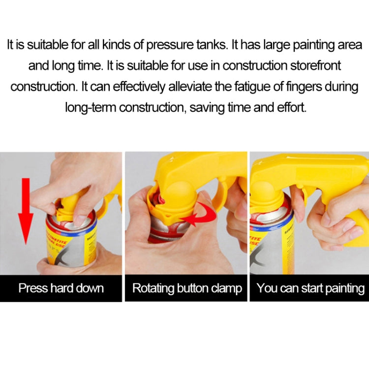 Spray Adaptor Paint Care Aerosol Spray Gun Handle Car Maintenance Tool - LYDARZ