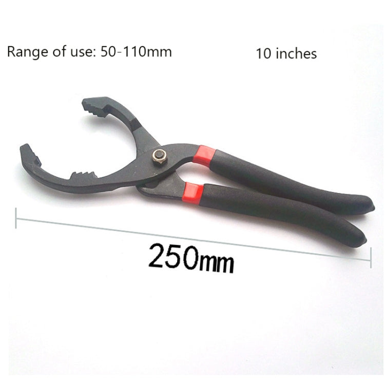 10 Inch Car Repairing Oil Filter Wrench Plier Disassembly Dedicated Clamp Filter Grease Wrench Special Tools - LYDARZ