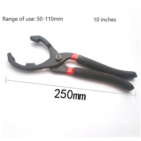 10 Inch Car Repairing Oil Filter Wrench Plier Disassembly Dedicated Clamp Filter Grease Wrench Special Tools - LYDARZ