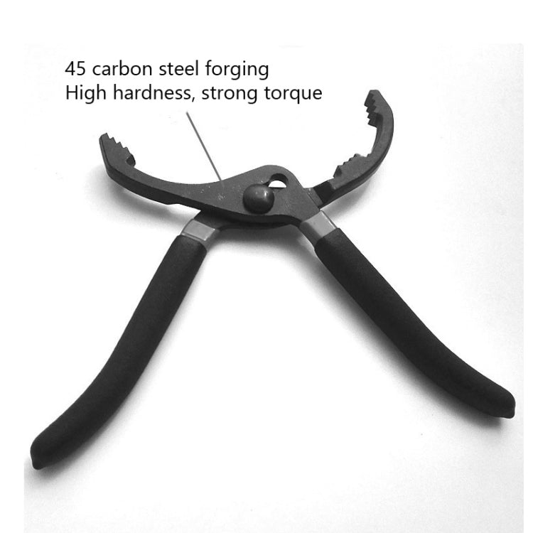 10 Inch Car Oil Filter Wrench Plier for Disassembly - Dedicated Clamp Filter Grease Tool