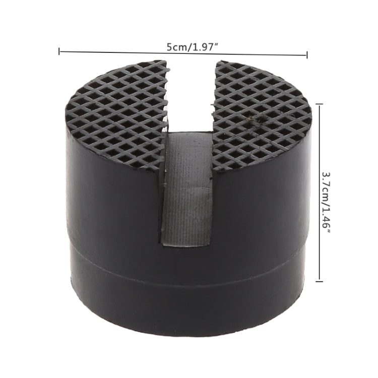 Protector de almohadilla para gato de piso - Herramienta adaptadora de marco de almohadilla de gato de goma ranurada para automóvil