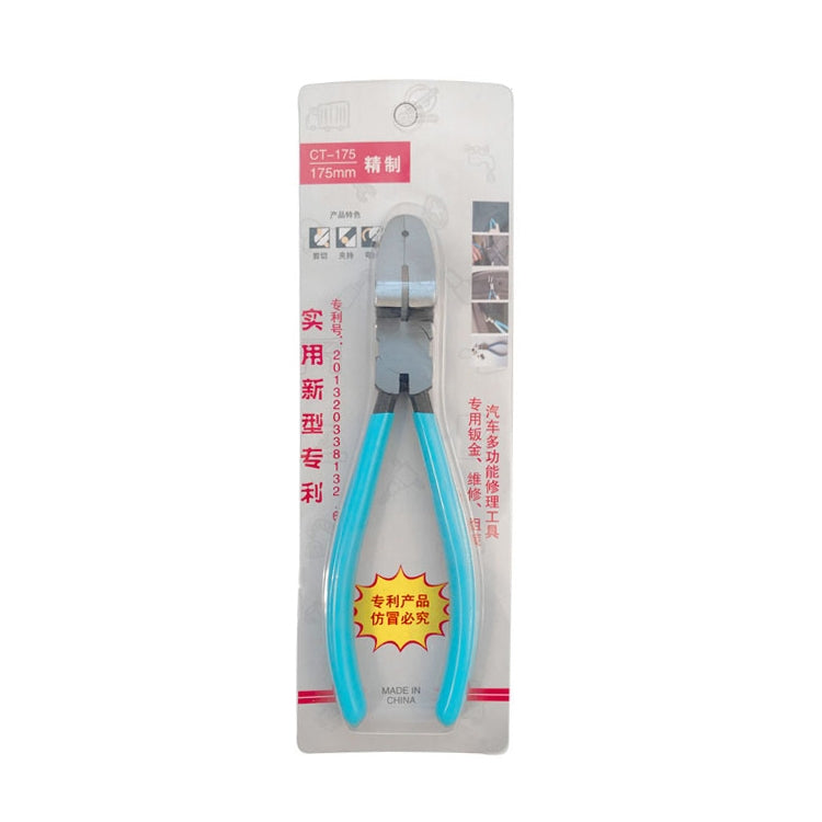 17.5cm Car Plier Auto Car Trim Clip Door Panel Diagonal Plier Rivets Fastener Trim Clip Cutter Remover Puller Tool - LYDARZ